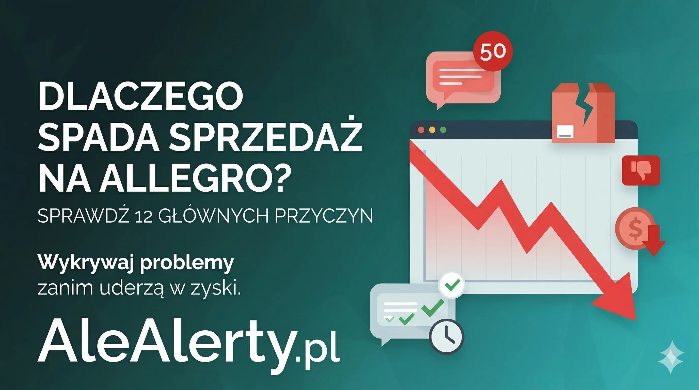 Dlaczego spada sprzedaż na Allegro? 12 najczęstszych powodów
